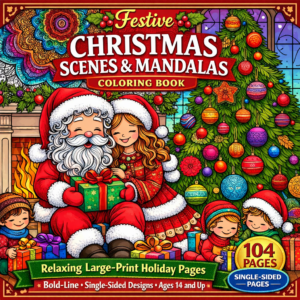 260301-BK09 Christmas Coloring Book